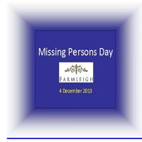 Missing Persons Day